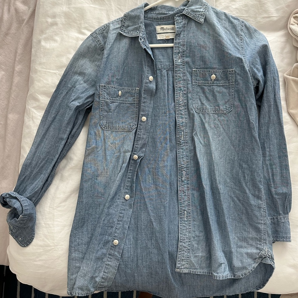 Madewell Denim Button-Up Shirt